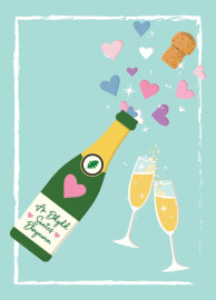 Santes Dwynwen - Potel / St Dwynwen's Day - Bottle