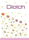 Diolch - Blodau / Thank you - Flowers