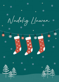 Nadolig - 3 Hosan / Xmas - 3 Socks