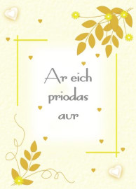 Penbl Priodas - Aur / Anniv - Gold